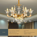 GobekUsa Crystal Chandelier Ceiling Light for Living, Dining, and Bedroom