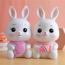 GobekUsa Bunny Piggy Bank Money Box Kids Saving Toy - Cute Easter Rabbit Figurine