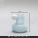 GobekUsa Cute Glass Ball Candle Holder Home Decor Aromatherapy Candelabrum