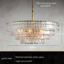 GobekUsa Brown Glass Pendant Lights for Dining Table Chandelier, Oval Clear Round Suspension Lamp