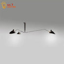 GobekUsa Industrial Spider Serge Mouille Ceiling Lamp Black LED E27 Lighting