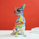 GobekUsa Chihuahua Dog Sculpture Resin Statue Pop Art Modern Home Decor