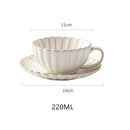 GobekUsa Ceramic Afternoon Tea Cup Set for Breakfast Lemon Tea Milk Coffeeware