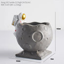 GobekUsa Astronaut Cosmonaut Pen Holder Figurines for Home Office Desk Decoration