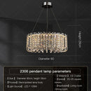 GobekUsa Crystal Chandelier for Elegant European Living Spaces