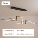 GobekUsa LED Ceiling Chandelier Dimmable for Dining Room Kitchen Bar Pendant Lamp