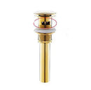 GobekUsa Gold and White Waterfall Bathroom Basin Faucet Mixer Tap Hot Cold Sink