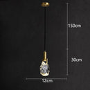 GobekUsa LED Staircase Chandeliers Pendant Light for Living Room Modern Indoor Lighting