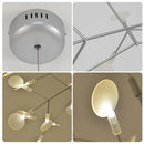 GobekUsa Luxe Chandelier: Modern Nordic Ceiling Light for Living & Dining Room