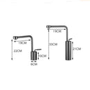 GobekUsa Brushed Gold Kitchen and Bathroom Faucet Swivel Sink Water Crane, Hot Cold Basin Faucet