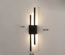 GobekUsa Art Deco Gold LED Wall Sconce with Marble Accent - Modern Bedroom & Living Room Lighting