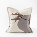 GobekUsa Auspicious Clouds Jacquard Throw Pillow Cover-Luxury Decorative Cushion Case