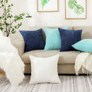 GobekUsa Corduroy Striped Cushion Cover 30-60cm Soft Comfortable Throw Pillow Case Home Decor