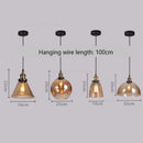 GobekUsa Glass Ball Pendant Lights for Modern Dining Room, Kitchen, and Living Room
