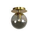 GobekUsa Gold Ball Glass Ceiling Lamp: Modern Nordic Living Room Lights for Loft Decor