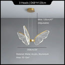 GobekUsa Butterfly Modern Pendant Chandelier for Living Room and Dining Area