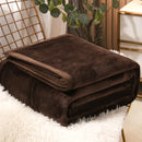 GobekUsa Cozy Checkered Fleece Blanket for All Seasons
