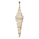 GobekUsa Crystal Hollow Chandelier LED Light for Modern Luxury Living Room Loft