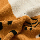 GobekUsa Kawaii Cat Jacquard Knitted Blanket