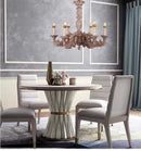 GobekUsa Country French Solid Wood Chandelier for Bedroom, Dining Room, Living Room, and Study