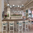 GobekUsa LED Caterpillar Chandelier: Stylish Long Pendant Lamp for Living Room, Restaurant, Hotel