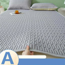 GobekUsa Cooling Latex Summer Mat Set with Rayon Quilted Sheet & Pillowcase
