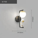 GobekUsa Kids Astronaut Wall Lamp: Modern Space Theme Bedroom Light Fixture