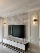 GobekUsa Crystal Wall Lamp: Modern Luxury Wireless Rechargeable Sconce Light for Bedroom & Living Room