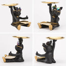 GobekUsa French Bulldog Tray Statue: Stylish Bulldog Storage Decor for Modern Home & Office.