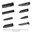 GobekUsa Knife Blade Protector Cover Kitchen Sheath Plastic Guard Black - Kitchen Accessories
