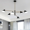 GobekUsa Cone Pendant Light: Minimalist Art Chandelier for Home Living Dining Room