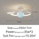 GobekUsa Blue Star LED Pendant Light for Home Decor
