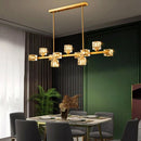 GobekUsa Crystal Chandelier: Elegant Ceiling Light for Living & Dining Room, Luxury Pendant Lamp
