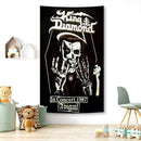 GobekUsa Boho Hippie King Diamonds Tapestry for Aesthetic Room Decoration and Upholstery