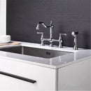 GobekUsa Gold Kitchen Faucet with Hand Shower and Pot Filler Tap