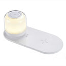 GobekUsa LED Light Wireless Charger Table Lamp for iPhone Samsung Huawei - Wireless Charging Pad