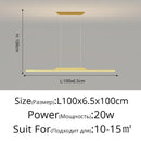 GobekUsa LED Ceiling Pendant Lamp: Minimalist Chandelier, Height Adjustable, Home Decor Solution