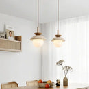 GobekUsa LED Pendant Light: Yellow Stone Wabi Sabi Nordic Modern Hanging Lamp
