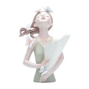 GobekUsa Decorative Butterfly Girl Sculptures Resin Flower Vase Ornaments