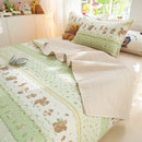 GobekUsa Cartoon Pattern Cotton Single Mattress Mat: Summer Comfort & Non-Slip Performance