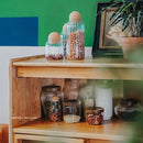 GobekUsa Glass Airtight Canister with Wooden Lid | Versatile Kitchen Storage Solution