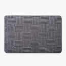 GobekUsa Cotton Velvet Striped Floor Mat: Soft & Non-Slip Bathroom Carpet