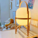 GobekUsa Glass & Wood/Metal Table Lamp - Japanese Style Room Light