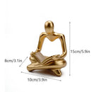 GobekUsa Abstract Resin Book Figurines for Home Office Decor