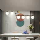 GobekUsa Glass Ball LED Chandelier Pendant for Dining Living Bedroom Kitchen