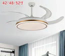 GobekUsa LED Fan Lamp: Modern Invisible Ceiling Chandelier for Living Room, Bedroom & Dining Room