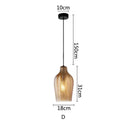 GobekUsa Glass Pendant Lights: Nordic Style for Restaurant, Kitchen, Dining, Bedroom, Bedside lighting
