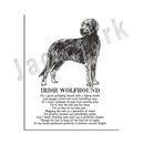 GobekUsa Cozy Canine Collection: Dog Poetry Poster featuring Lhasa, Sheepdog, Terrier, Bulldog, Tibetan, Yorkie