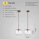 GobekUsa Industrial Loft Glass Pendant Light for Kitchen Restaurant Decor