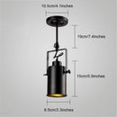 GobekUsa Black Wrought Iron Spotlight Accent Lamp - Adjustable Flush Mount Lighting